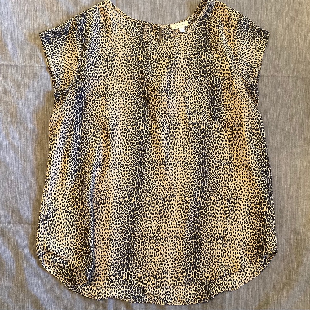 LILY WHITE Leopard Print Blouse